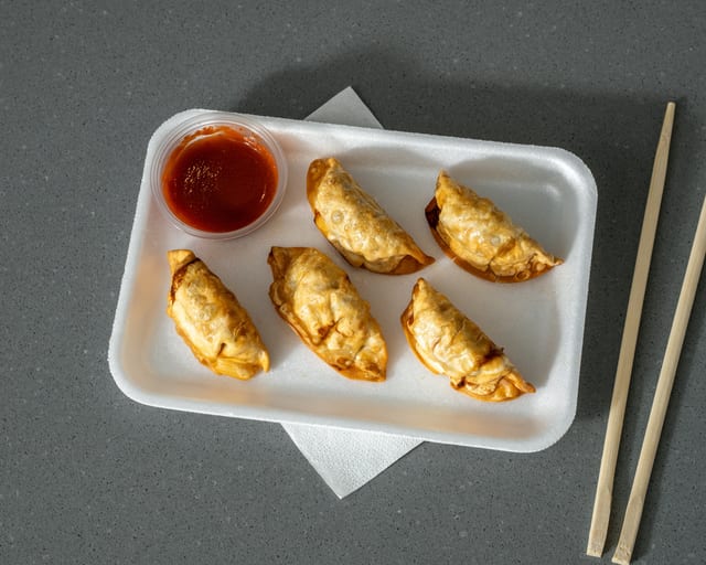 Gyozas.